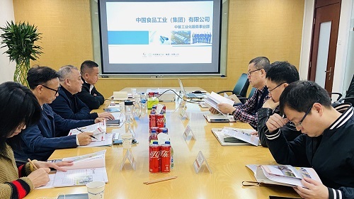 河南信阳潢川县领导到访中食集团